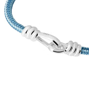 DoDo Bracciale nodo in argento e cordino nautico DBC2001-KNOT0-CAZAG